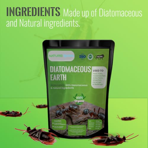Image of Diatomaceous Earth Powder 200 gm | 100% Organic and Natural | Safe and Organic Pest Control for Your Garden and Home