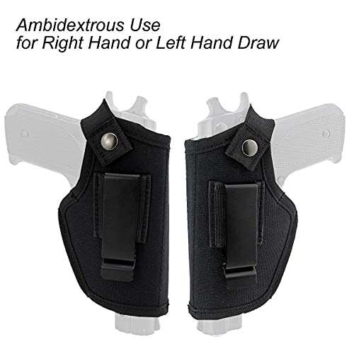 Depring Concealed Carry Holster And Double Mag Pouch For Right And Left Hand Draw Fits Subcompact To Large Handguns #TOP4