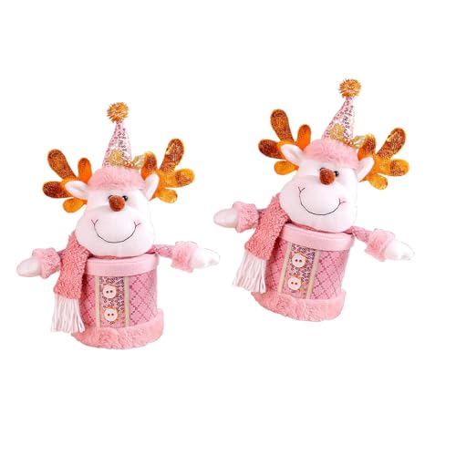 Qsvbeeqj Pot à bonbons sur le thème de Noël pour les personnes âgées et les amateurs de bonbons