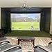 SIGPRO Golf Simulator Wall Padding 3' x 3', Premium Memory Foam Panels for Indoor-Golf Rooms | Thick 3-1/16