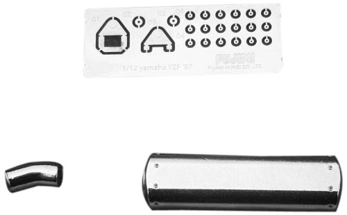 1 / 12 Motorcycle for metal muffler series No.4 YZF750 87 special metal muffler      Toy