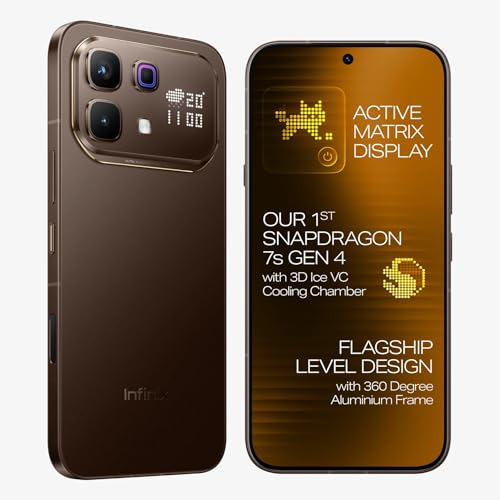 Image of Infinix Note 60 Pro (Mocha Brown, 8GB RAM, 256GB Storage) | 50MP Camera | 6.78 inch FHD+ AMOLED Display | Snapdragon 7s Gen 4 | 6500mAh Battery | 5G Smartphone