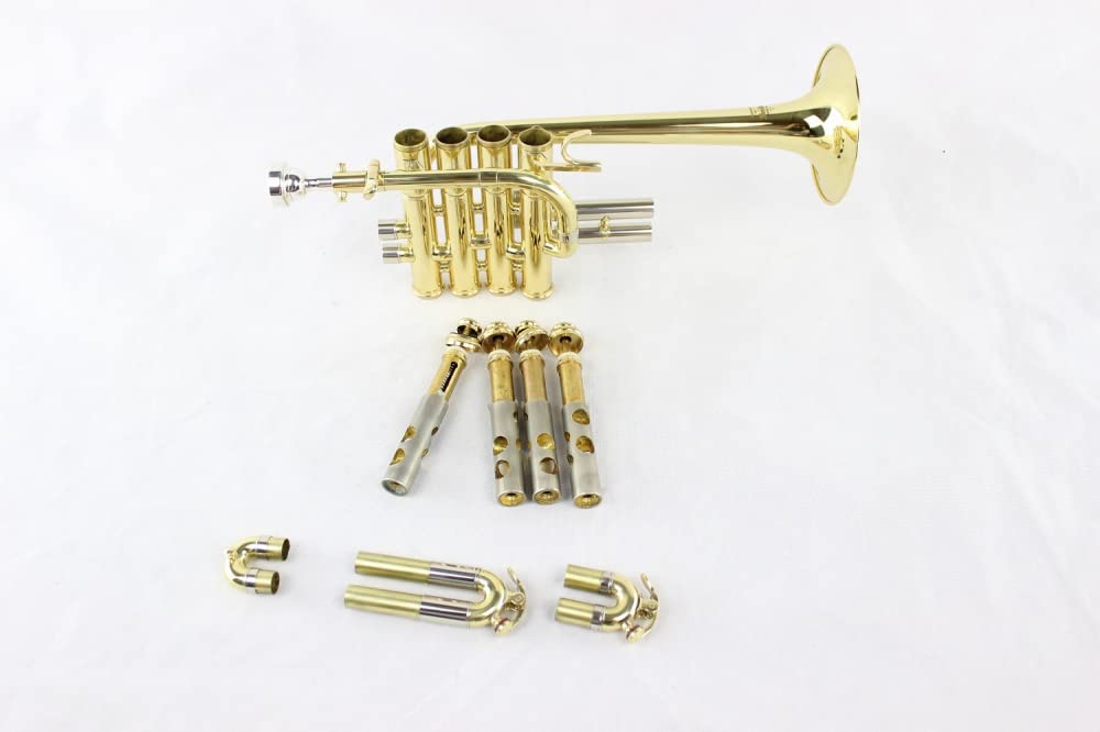 YXSH Początkujący instrument trąbkowy w stylu zachodnim B-drop cztery klucze trąbka instrument mosiężna trąbka