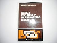Estilo barroco y personalidad creadora: Gongora, Quevedo, Lope de Vega 8437600227 Book Cover