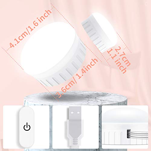 OUSFOT Luci Specchio10 LED Lampadine Dimmerabili