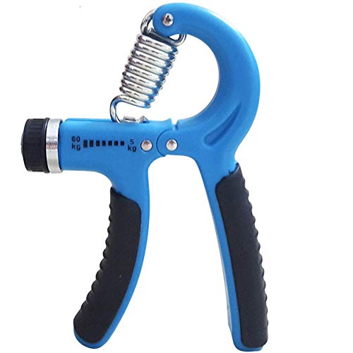 Alay&me Adjustable Resistance 11-132 Lbs (5-60kg) Hand Grip Wrist Streng thener Longang Hand Grip Strengthener (Blue)