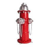 MARYTUMM Dog Fire Hydrant Statue Puppy Pee Post and Gift for Fireman, Fire Hydrant Garden Decor Stat