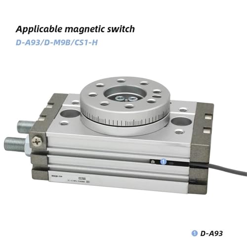 Vérin pneumatique rotatif MSQB2A à double effet avec angle réglable - 6