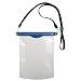 Lewis N. Clark Waterseals Magnetic Self-Sealing Waterproof Pouch, Phablet, Blue