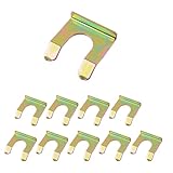 10PCS U-shape Brake Line Clips,Metal Car Clips of Brake Hose for Brakes Hose Retention,Professional Car...