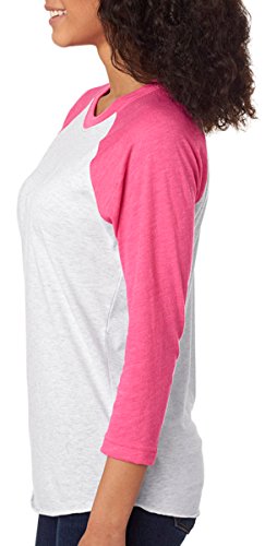 Vintage Royal Heather Tri-Blend 3/4 Raglan T-Shirt by Next Level Apparel2