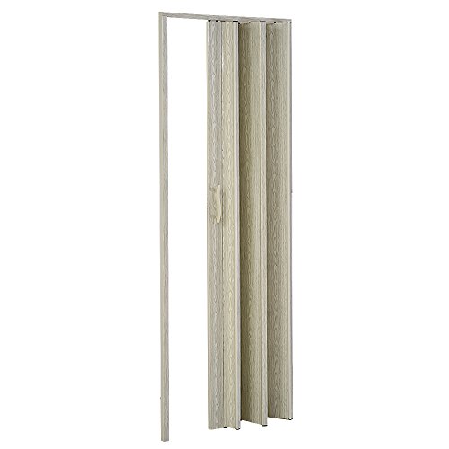 Panana PVC Plastic Folding Door Internal Doors Sliding 7 Panels Divider Magnetic Ivory 6MM HDDRPCIY01000601-BIMW - Image 6