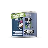 TIERLIEBHABER Z-Snack – Optimales Leckerli für die Saison – Tierärztlich entwickelt – Stärkt Hautabwehrkräfte – Kaltgepresste Belohnung mit Schwarzkümmel, Kokosöl & ätherischen Ölen – 350 g