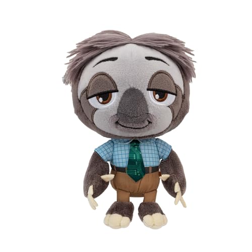 Zootopie 2 Flash, Peluche Zootopie 2 de Disney de 20 cm - Jouets dérivés du Film, Animal en Peluche pour Enfants et collectionneurs - Convient aux Enfants de...