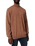 Maerz Herren Rollkragen Merino Superwash Pullover, Beige, 58 EU