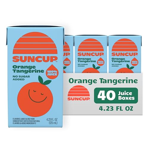 SunCup 100% Juice Boxes for Kids