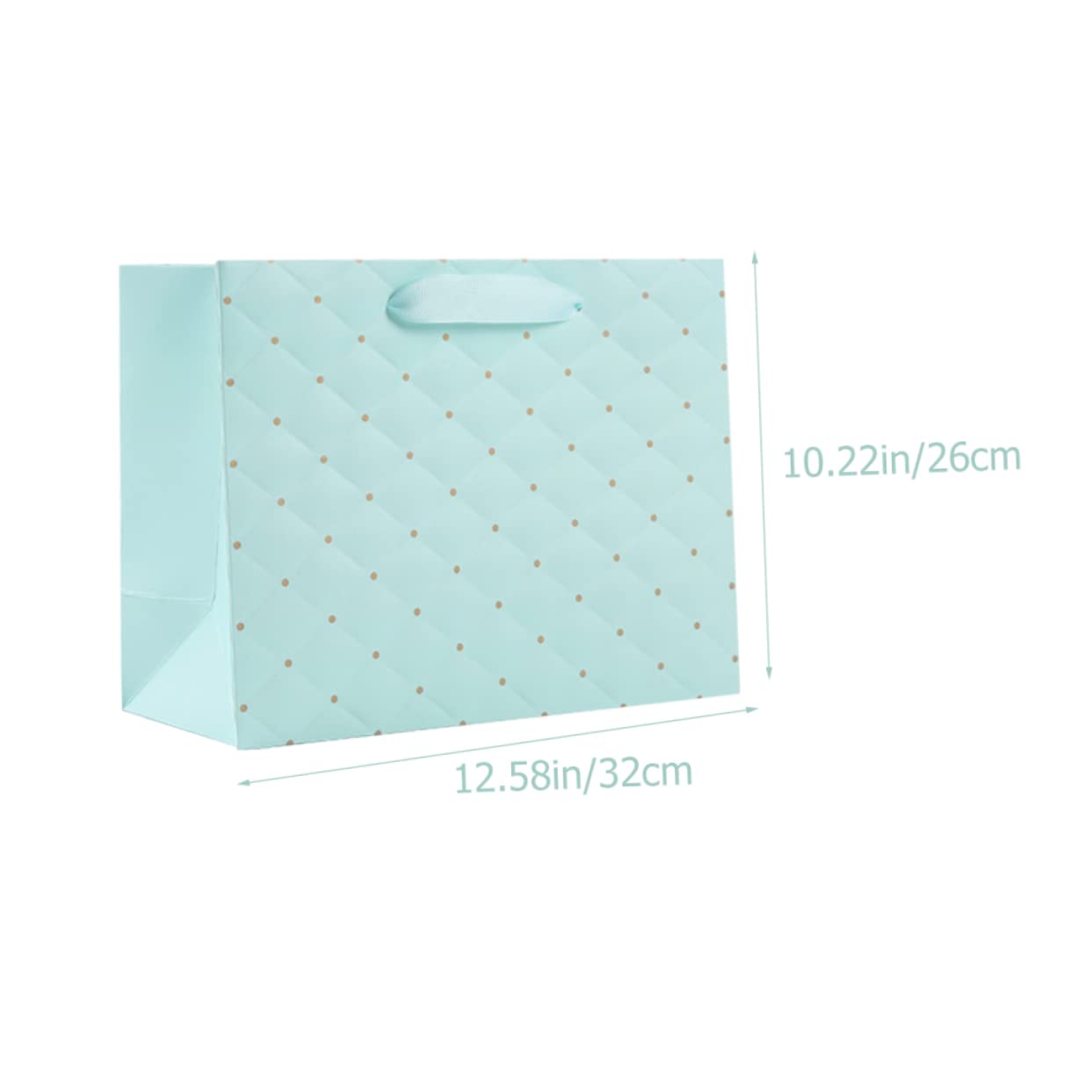COLLBATH Sacchetti Regalo Compleanno 4 Pezzi Leggeri e Portatili in Cartone Bianco con Manici per Confezionare Doni e Bomboniere