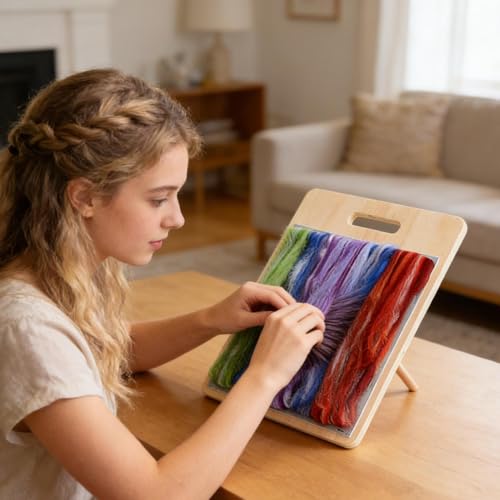 Carde à laine multifonctions avec planche de mélange ajustable