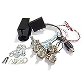 SAPHUE プリワイヤード 3バンド アクティブベースサーキット アクティブ&パッシブ EQ イコライザー エレキベース プリアンプサーキット