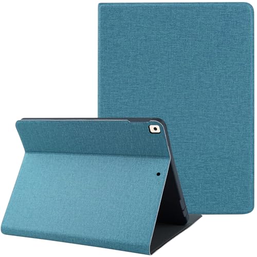 Étui iPad 10.2 pouces à rabat multi-angle - Protection vert clair pour iPad 9/8/7e génération
