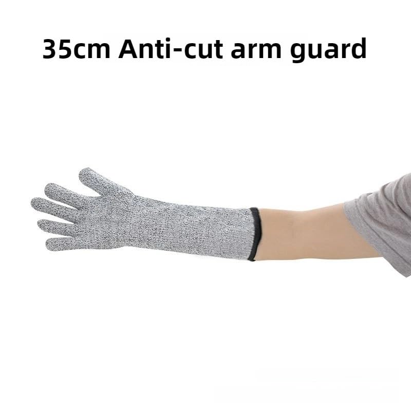 Guanti da Giardinaggio Anti-Spina for la Difesa del Braccio, for Donne e Uomini, Comodi, Flessibili e con Un Design Protettivo Essenziale for Le attività di Giardinaggio.(2 Pair 35cm)
