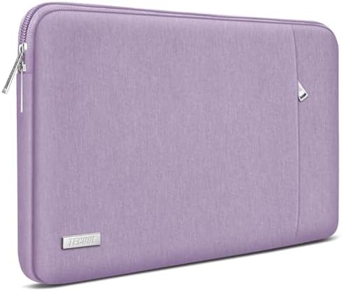 TECOOL 14 Zoll Laptoptasche LaptopHülle für 14” Notebook,Mac Air 15,Lila | Wasserdicht Laptop Tasche 14 Zoll für 14” Lenovo ideapad HP Pavilion Acer Dell Chromebook,MacBook Air 15