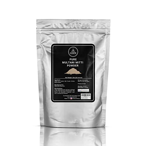 Naturevibe Botanicals 100% Pure Multani Mitti Powder 1lb | Fullers Earth Powder (Indian Bentonite Clay) (16 Ounces)