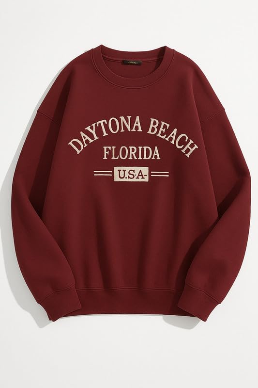 urban fiber Men Round Neck Printed Full Sleeve Fleece Winter Sweatshirt-picture-30