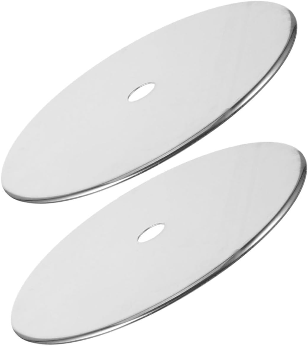 2pcs Stainless Steel Induction Cooker Heat Diffuser Adapter Plate Thickened Design for Versatile Cooking Induction and Stovetops