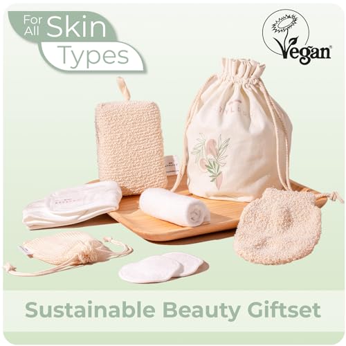 Sustainable 9-Piece Vegan Spa Gift Set with Bamboo Accessories - Image 2
