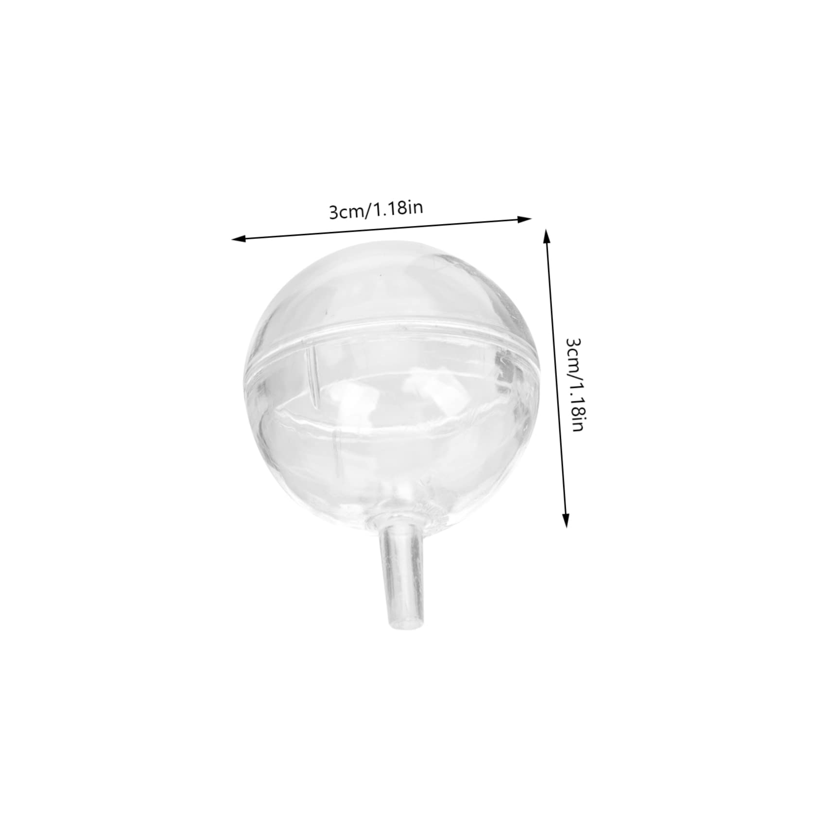 100 Stück Schokoladenhalter Aus Acryl – Transparent, Rund, Für Deko & Geschenke