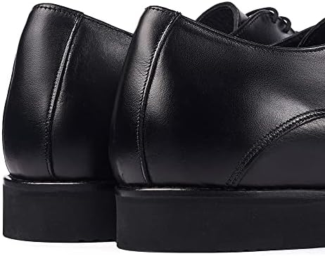 Height Increasing Shoes for Men. Be Taller 7 cm / 2.75 inches. Model Tokio Black Size 42 | Image 3