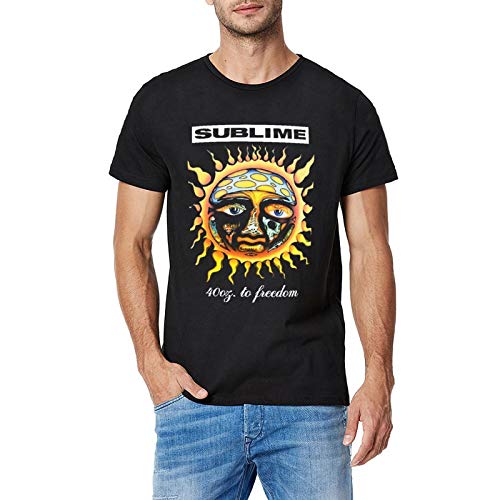 Sublime 40oz to Freedom Mens T-Shirt Crew Neck Short Sleeve Tees