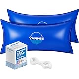 Yankee Pool Pillow para Piscinas sobre el Suelo, Almohadas de Piscina para Cerrar el Invierno, PVC Ultra Resistente 0,4 mm (Calibre 27) (1,2 x 2,4 m x 2 Piezas)