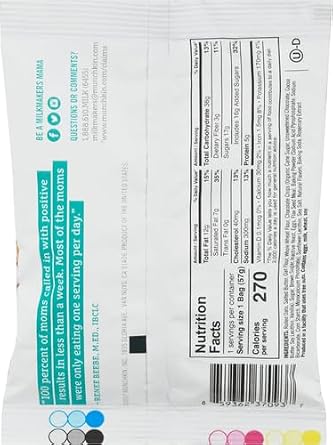 Milkmakers, Lactation Cookie Bites, Oatmeal Chocolate Chip, 2oz