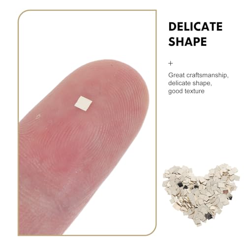 Chips de soldadura de plata de 2x2 mm jojofuny para la creación y manufactura de joyas 4