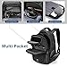 Swissdigital Design Men's Laptop Backpack for College and Business Travel with Integrated USB Charging Port and RFID Protection Fits Laptops up to 15.6 Inch, Black | SD1695-01