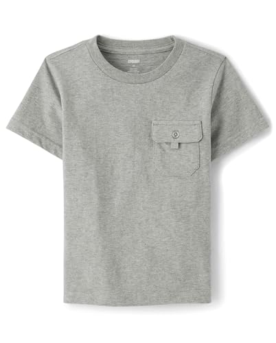 Gymboree,Boys,and Toddler Pocket T-Shirt,Gray,12