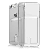 iPhone 6S Case, Fogeek® Slim Fit Clear Soft TPU Case Cover with Card Slot for iPhone 6S/6 (Grey)