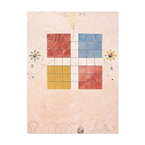 Impression d'art Hilma af Klint The Ten Largest No 10 Old Age Giclée 40x55 cm