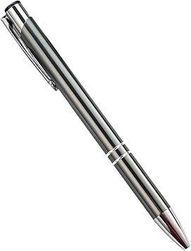 Premium Metal Pen Retractable Metal Ballpoint Pen 1.0mm Nib Business Office Women Men Teacher