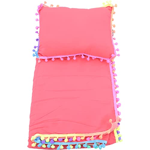 Kit de Praia Marina com Almofada e Canga Bauarte - Rosa claro