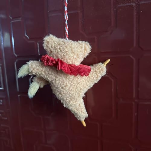 Porte-clés ours en peluche doux pour embellir vos sacs de nuit - 5
