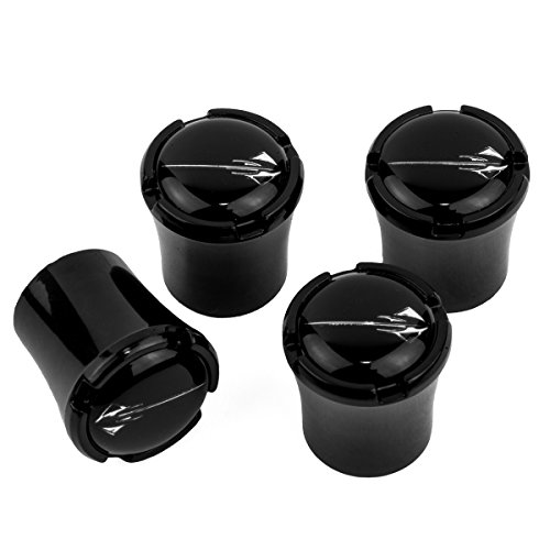 HEM HIGH-END MOTORSPORTS Stingray Black Valve Stem Caps for Corvette C7, Stingray Fish Logo, Made in USA