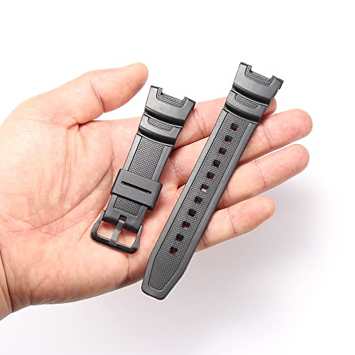 Mcxgl Resin Watch Band Replacement For Casio Sgw-100 Waterproof Sports Watch Strap #TOP5