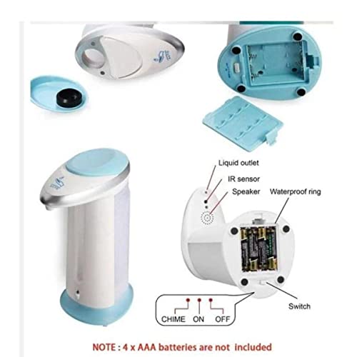 Saboneteira Com Sensor Automático Sabonete Detergente 330ml