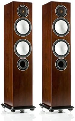 Monitor Audio Silver 6 Floorstanding Loudspeaker - Pair (Walnut Veneer)