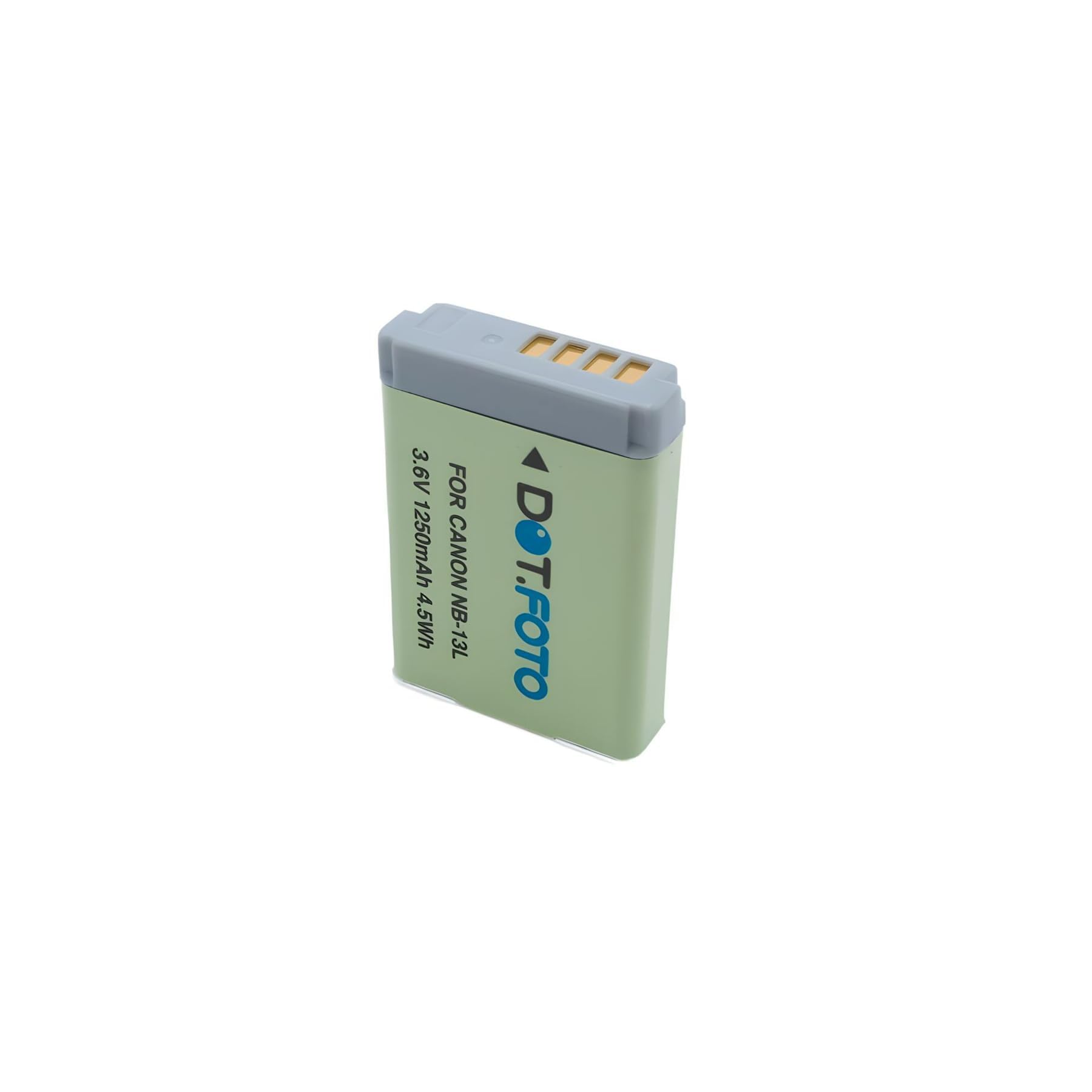 Batería Cámara Canon Recargable Cargador Dual USB Pickle Power Pack De 2 Baterías NB-13L Y Cargador Dual USB Para Cámaras Canon PowerShot - Compatible Con G7 X, SX620 HS, SX740 HS Y