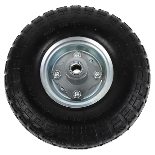 Neumático de goma negro para cortacésped USHOBE de jardín