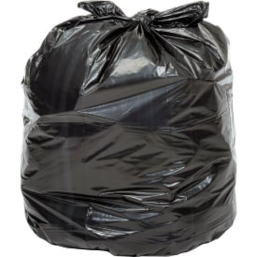 24X33 16G Black Mini Rolls Liner - 20 Case - 1000 Count